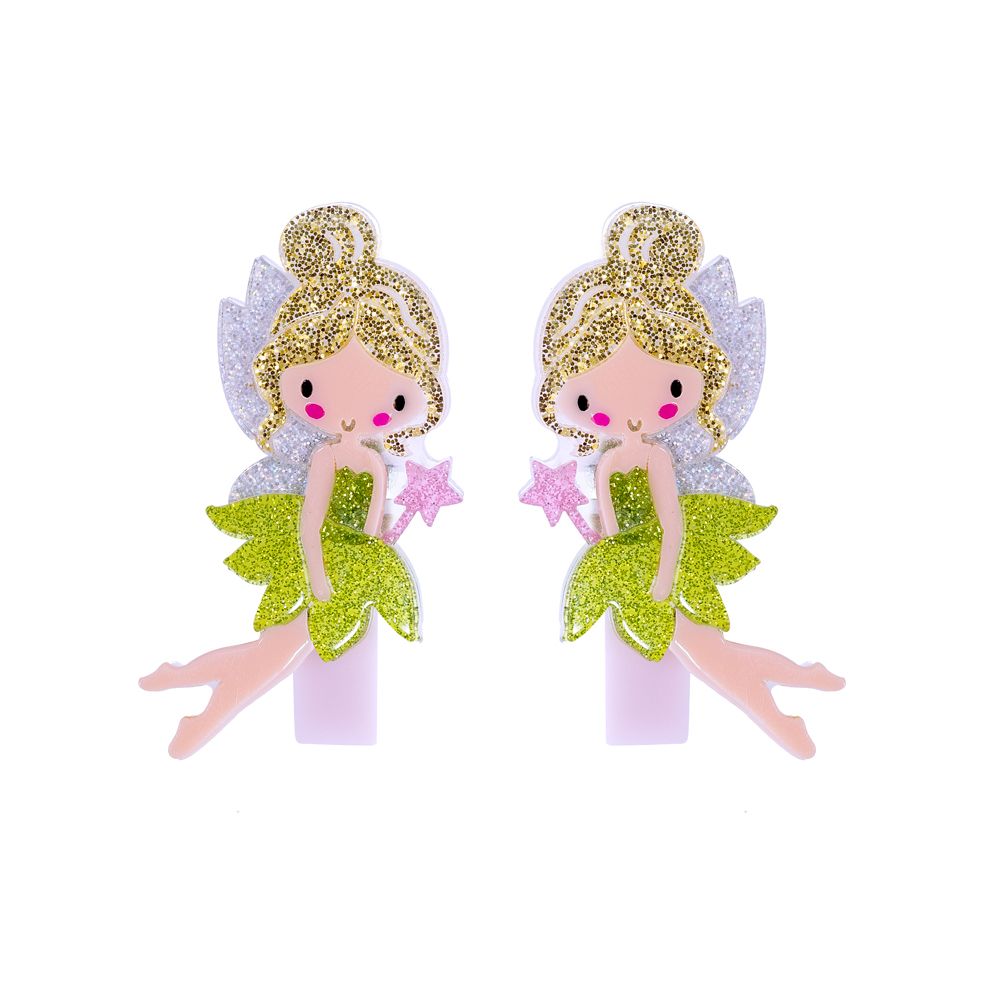 Fairy Green Glitter Dress Hair Clip