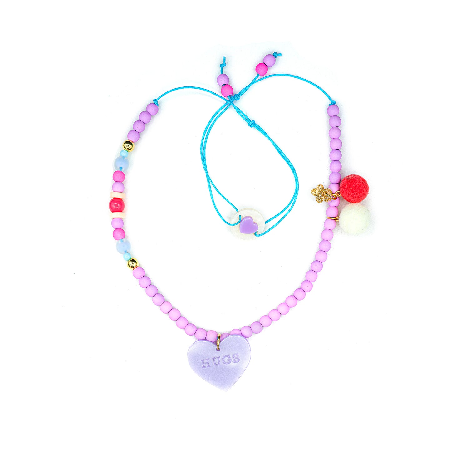 Hearts Red Violet Necklaces