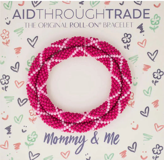 Mommy & Me Bracelets - Magenta