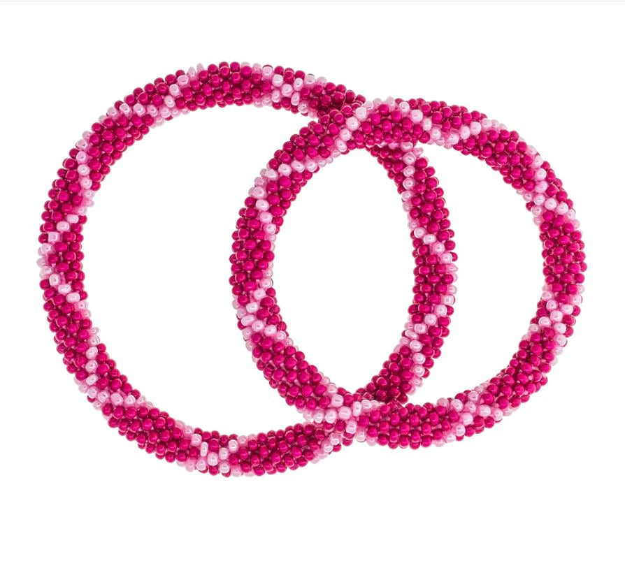 Mommy & Me Bracelets - Magenta