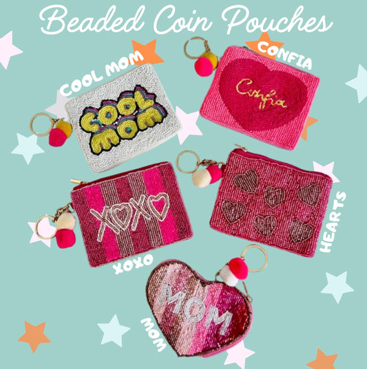 Beaded Coin Pouches