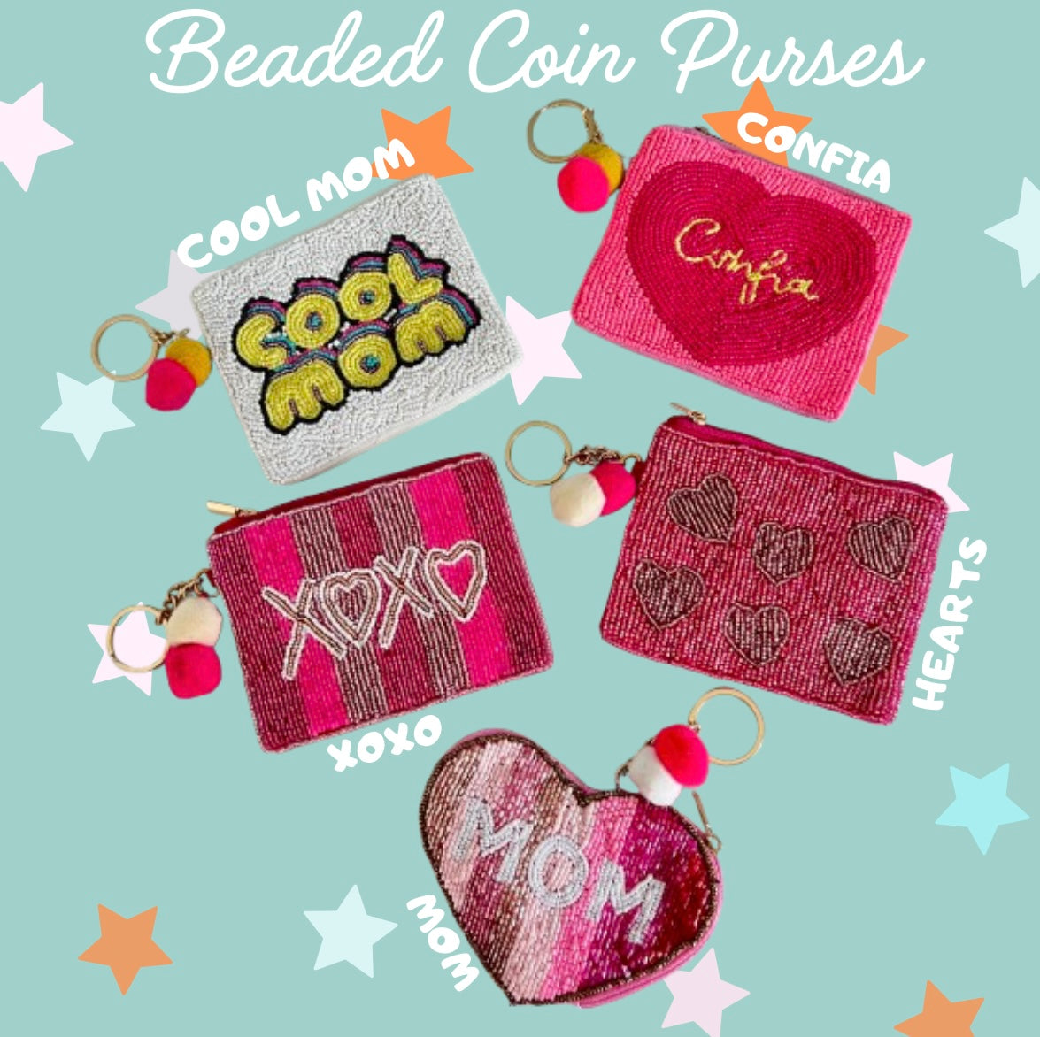 Beaded Coin Purses