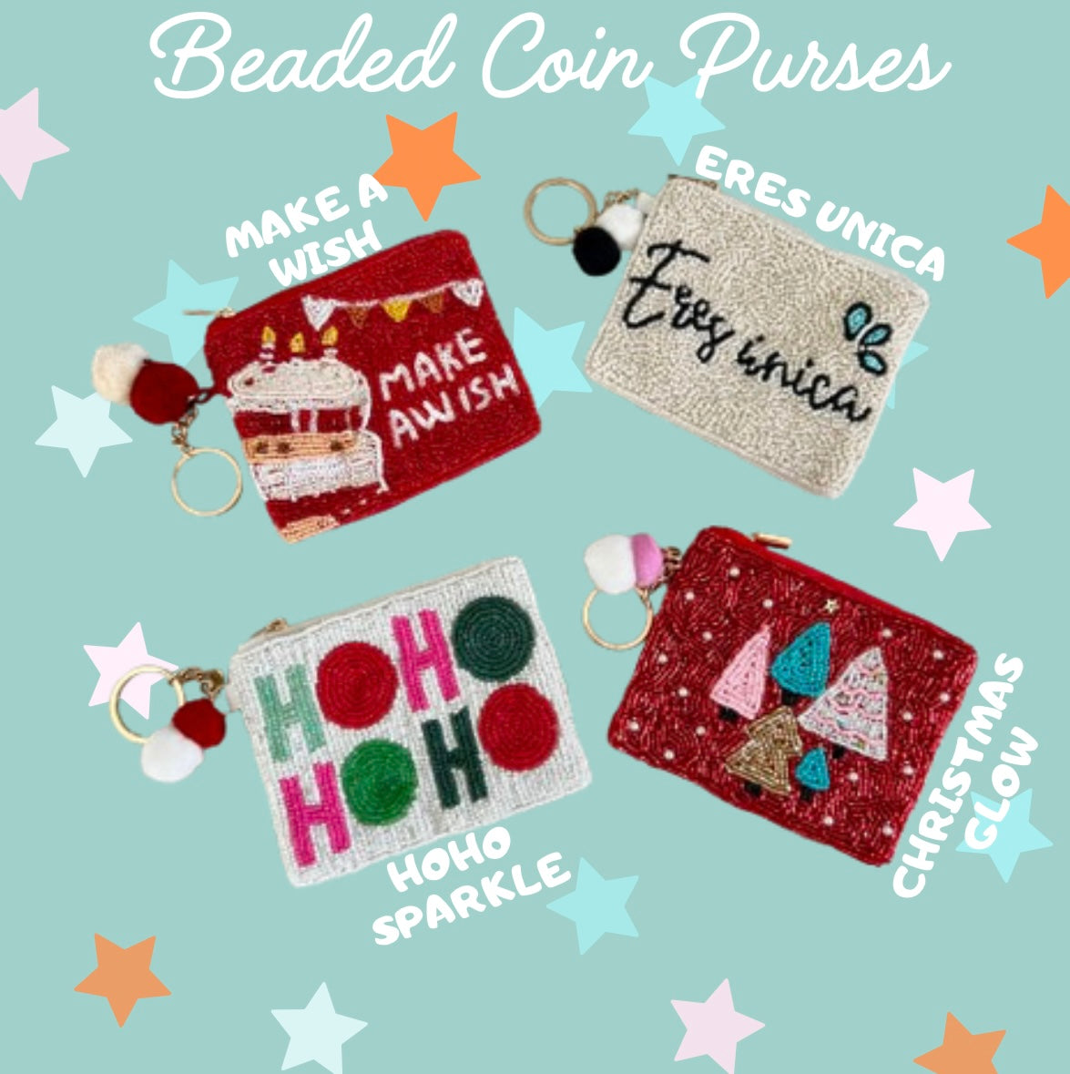 Beaded Coin Purses