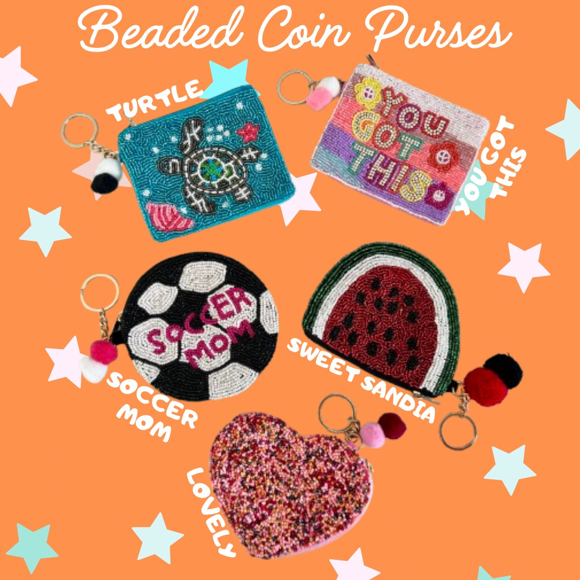Beaded Coin Purses
